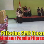 Pilketos SMK Gasmeka Miniatur Pemilu Pilpres 2024