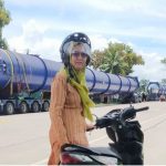 Meskipun Perjalanan Panjang, Ini Pengakuan Sopir Truk Pengangkut Tabung Raksasa