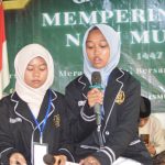Merdu dan Khidmat, Qori SMK Gasmeka Baca Al-Qur’an di Pengajian Akbar Maulid Nabi